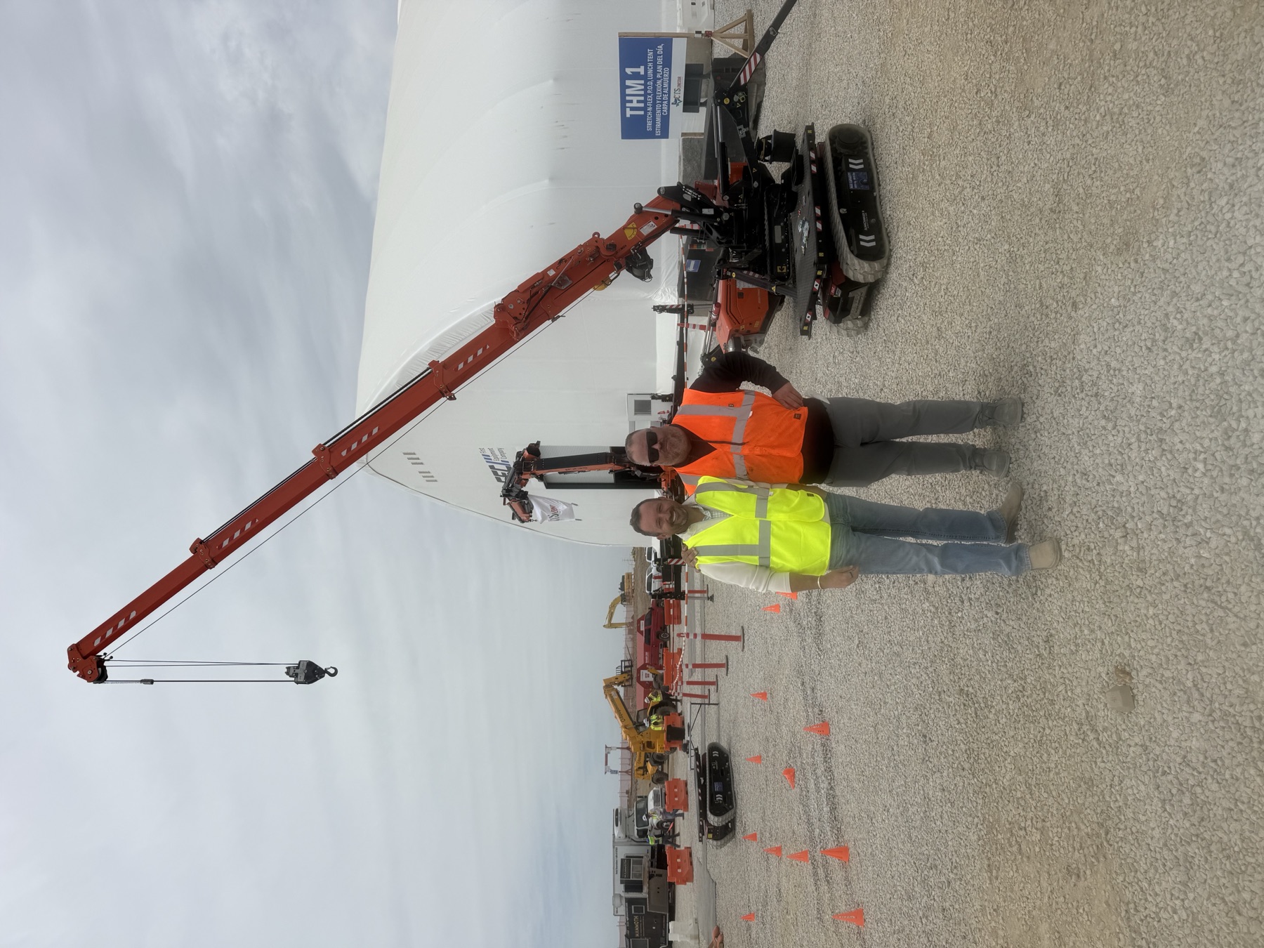 Rhino crew with Jekko at data center build